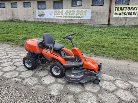 kosiarka spalinowa 4x4 na pochyłym terenie