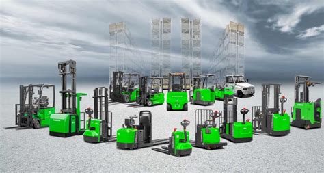 Thematic photo of a modern Hangcha factory or a diverse fleet of Hangcha forklifts