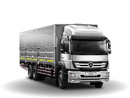 Thematic photo of a Mercedes-Benz Axor semi-trailer truck in a short-haul transport setting