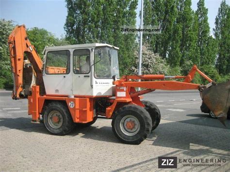 Thematic photo of a Schaeff SKB 1000 Turbo backhoe loader working