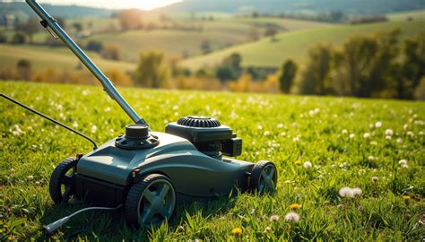 Zestawienie różnych modeli kosiarek Lider w zadbanym ogrodzie