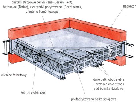 Infografika: Schemat konstrukcji betonowej ze zbrojeniem
