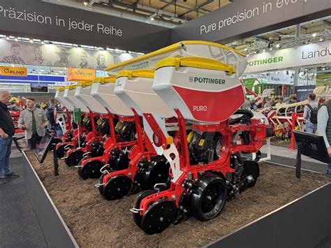 Prototype of the Pöttinger Puro precision drill at Agritechnica