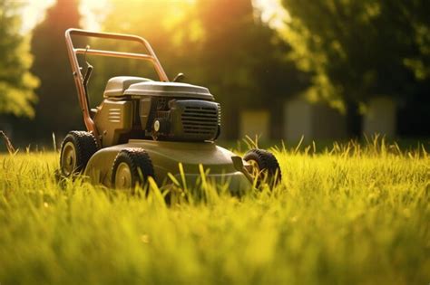 Thematic photo of a sunny, dry day perfect for mowing