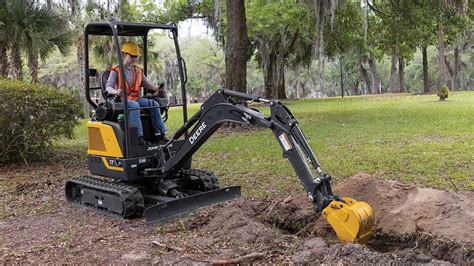 Infographic or photo of a mini excavator with a Naglak cabin
