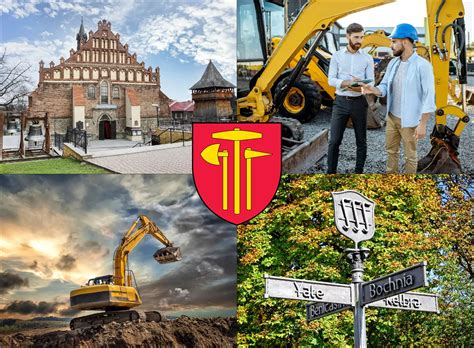 Mapa z lokalizacjami wypożyczalni sprzętu budowlanego w Tczewie i okolicach