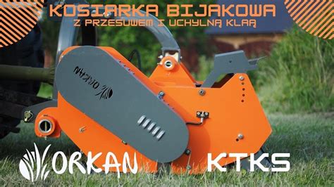 Schemat budowy kosiarki bijakowej ORKAN KT 155 z widocznym wałem roboczym i młotkami