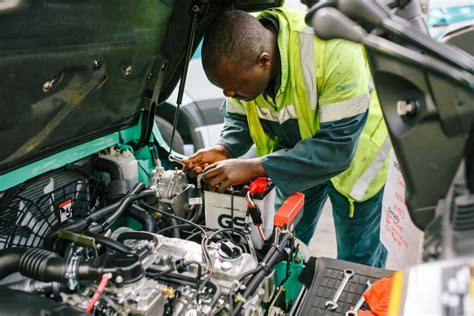 Thematic photo of a Mitsubishi forklift being serviced