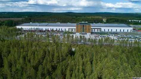 Wizualizacja nowej fabryki Komatsu Forest w Umeå