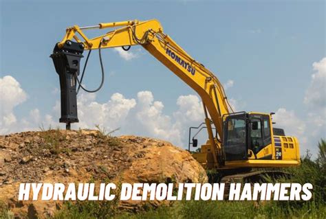 Thematic photo of a JCB hydraulic hammer working on a demolition site