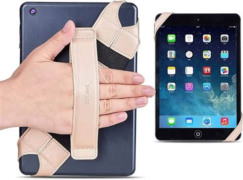 Zdjęcie tabletu w skórce RAM Skin z paskiem na rękę GDS Hand-Stand