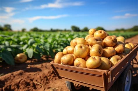 Photo of harvested potatoes