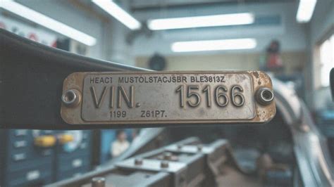 Przykład tabliczki znamionowej pojazdu z informacjami o emisji spalin.