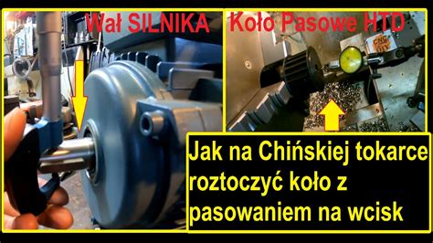 Zdjęcie przedstawiające aplikację WD-40 na oś koła pasowego