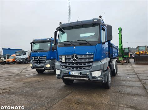 Mercedes Arocs 2645 6x4 wywrotka z hydroburtą w akcji