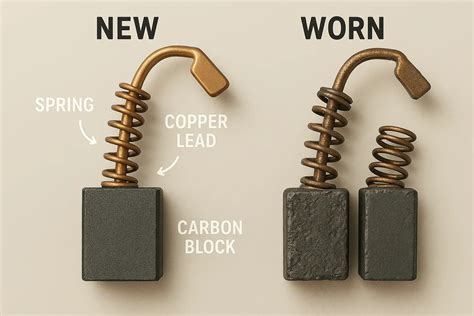Comparison image: worn vs. new coulter tip