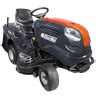 Thematic photo of an Oleo-Mac garden tractor working in a garden