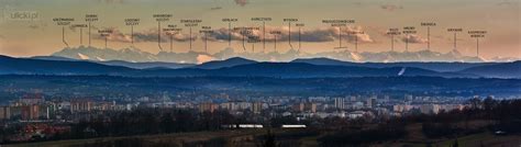 Zdjęcie panoramiczne Sandomierza z perspektywy Wisły