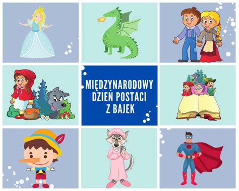 Ilustracja przedstawiająca pisarza bajek w otoczeniu dzieci i książek