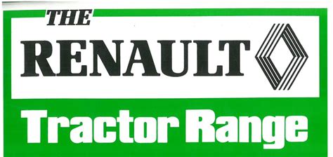 Grafika przedstawiająca historyczne logo Renault Agriculture i nowoczesne logo Renault Trucks