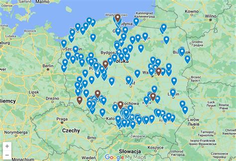 Mapa: Sklepy z artykułami ogrodniczymi i serwisami w Łodzi