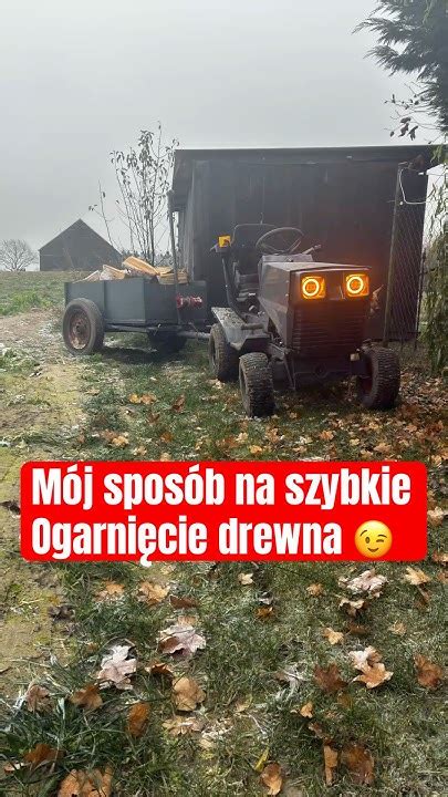 Sposób pracy traktorkiem kosiarką na dużym trawniku
