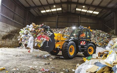 Schemat budowy ochronnej kabiny ładowarki JCB WASTEMASTER