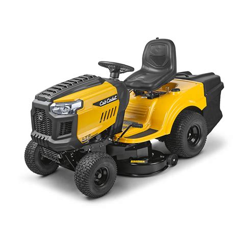 Zdjęcie elektrycznej kosiarki samojezdnej Cub Cadet z widocznym akumulatorem