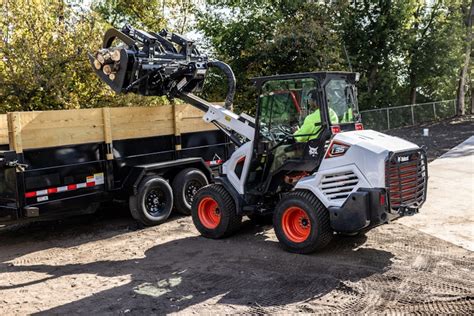 Thematic photo of a Bobcat compact loader working on a construction site
