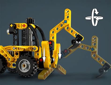 schemat koparko-ładowarki LEGO Technic