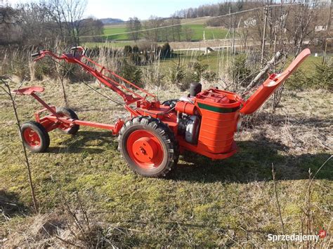 Galeria zdjęć różnych modeli traktorków Dzik 21 w różnych stanach technicznych