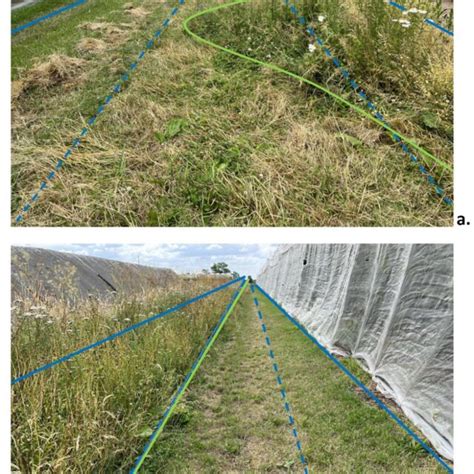Diagram illustrating close-to-edge mowing capability