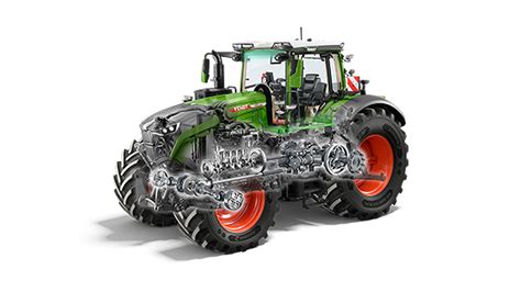 Przekrój silnika MAN D26 używanego w ciągnikach Fendt Vario.