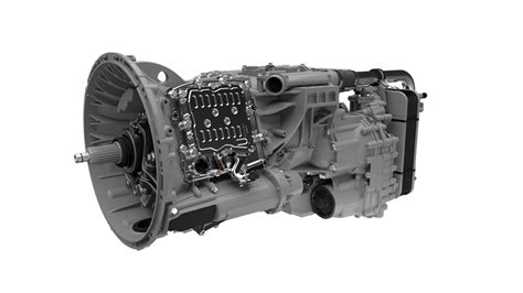 Infographic showing the structure of a Scania Opticruise gearbox