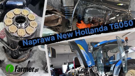 Zestawienie podzespołów ciągnika rolniczego: silnik, skrzynia biegów, układ hydrauliczny i elementy kabiny