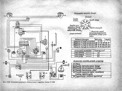 Ursus C-330 schemat budowy silnika