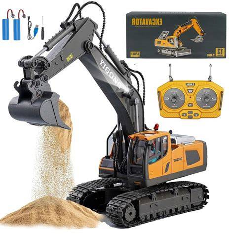 Zdalnie sterowana koparka JCB RC dla dzieci, widok ogólny