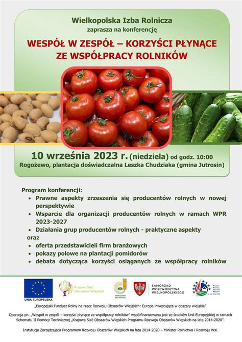 Schemat przedstawiający współpracę w grupach rolników i korzyści z niej płynące