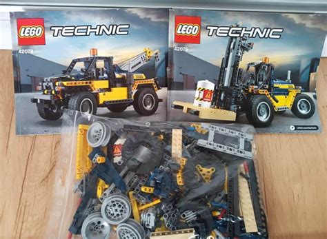 Zestaw LEGO Technic 42079 Wózek Widłowy z paletą i beczką