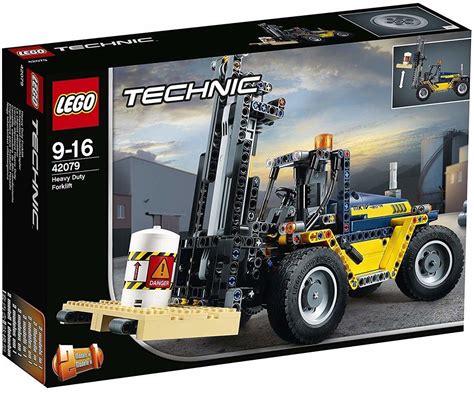 Wózek widłowy LEGO Technic 42079 z widłami podnoszącymi paletę