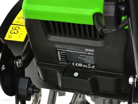 Zdjęcie glebogryzarki elektrycznej John Gardener (GEKO G83003) z przodu