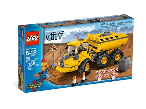 LEGO City Wywrotka 7631 z minifigurką, gotowa do pracy