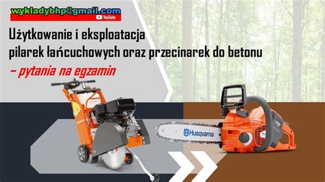 Wizualizacja różnych typów pilarek łańcuchowych i kosiarek