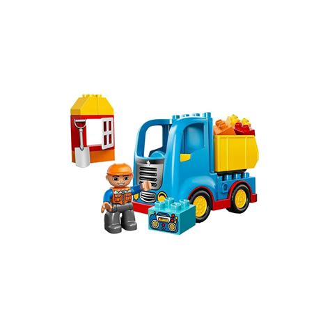 Zdjęcie zestawu LEGO DUPLO 10529 Ciężarówka z budowniczym i domkiem