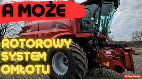 Infografika porównująca tradycyjny i rotorowy system omłotu