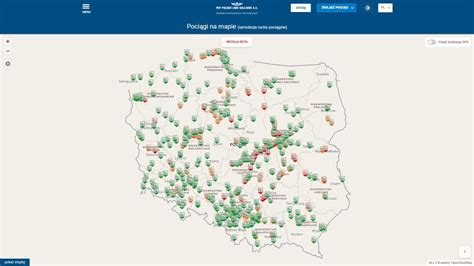 Lokalizacja maszyny w czasie rzeczywistym na mapie