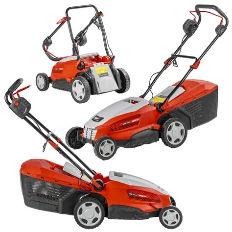 Schemat porównujący szerokość koszenia i jej dopasowanie do wielkości trawnika.