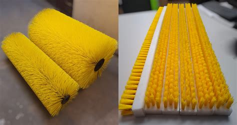 Ilustracja przedstawiająca różnorodność szczotek komunalnych, walcowych, talerzowych i listwowych