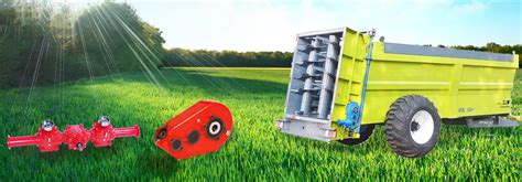Infographic: Cross-section of a manure spreader with marked components
