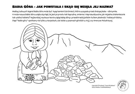 Ilustracja z legendy o Babiej Górze